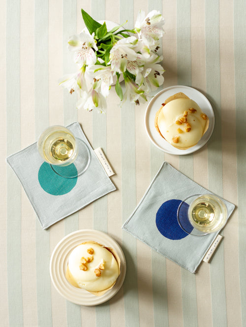 Dots Cocktail Linen Napkins