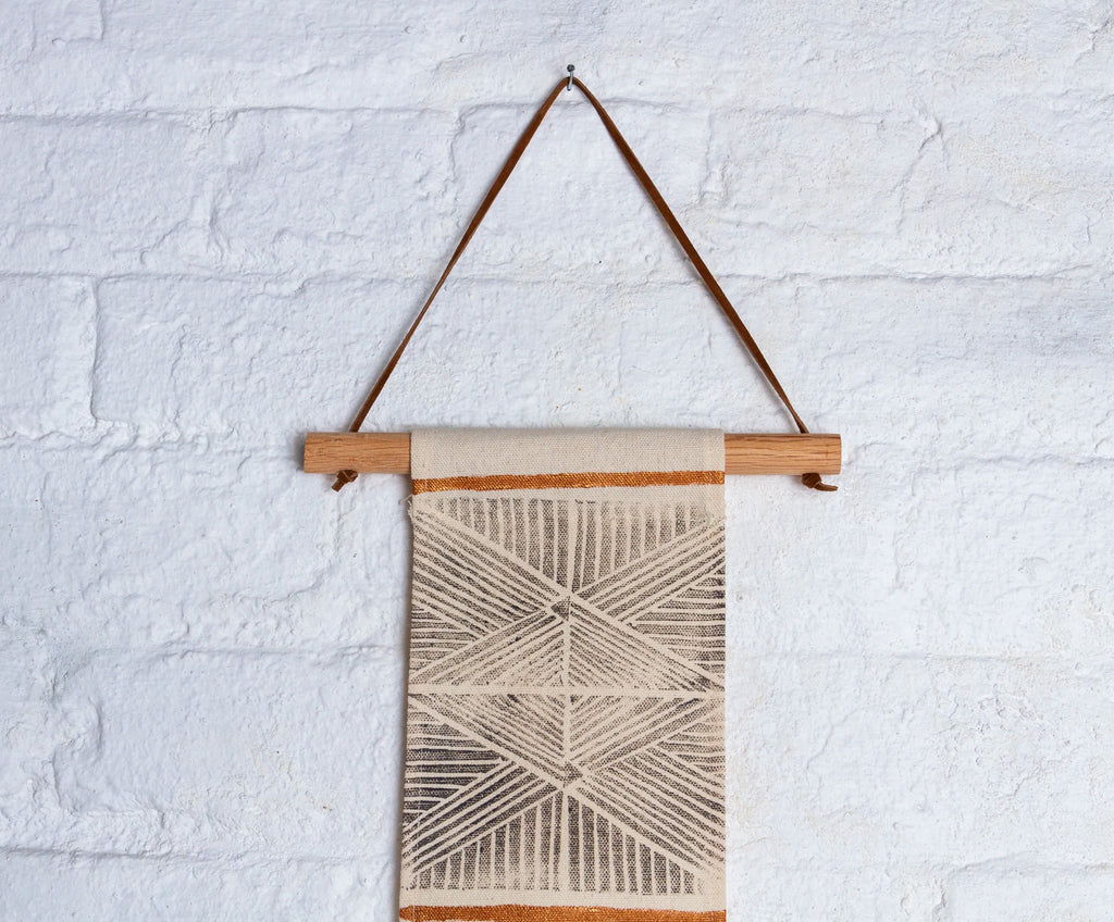 Nazca Lines Linen Wall Hanging