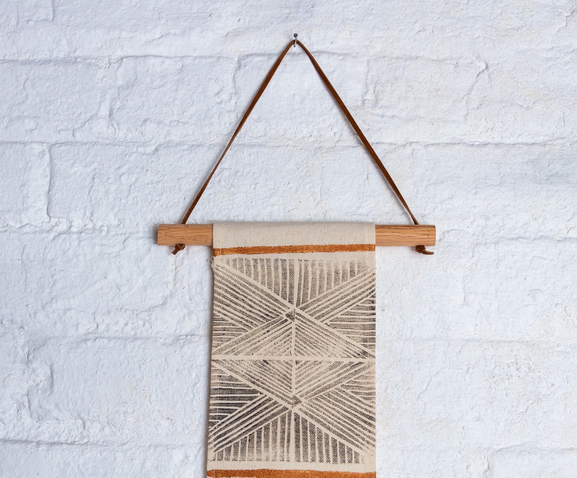 Nazca Lines Linen Wall Hanging