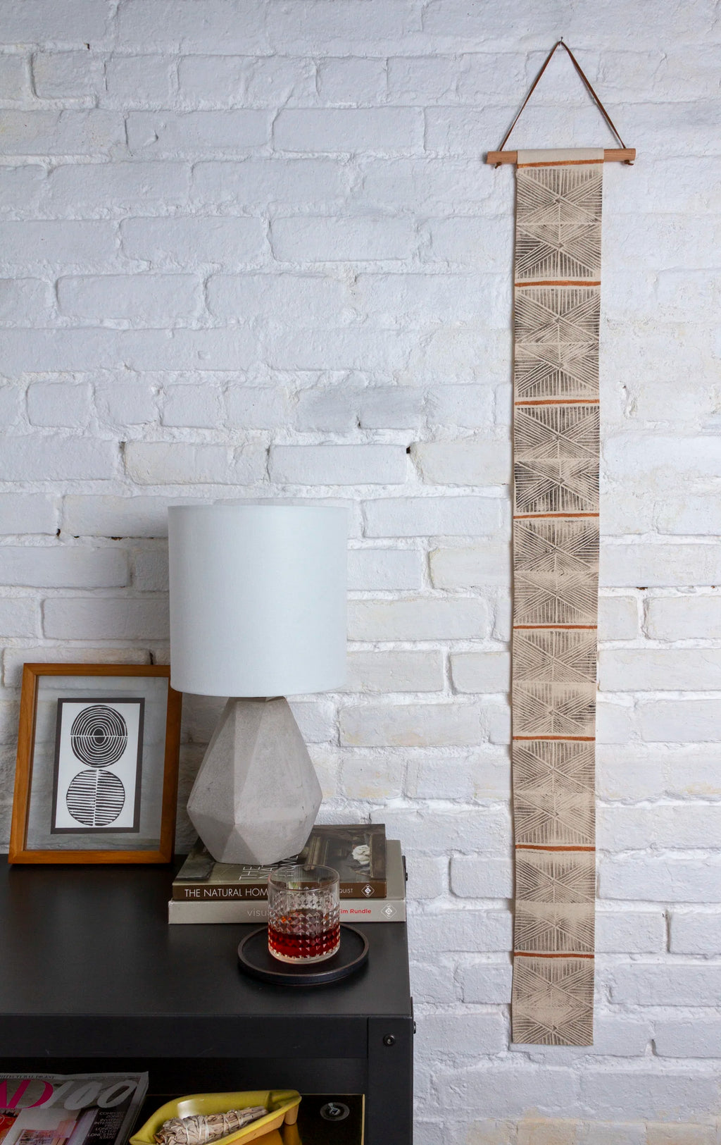 Nazca Lines Linen Wall Hanging