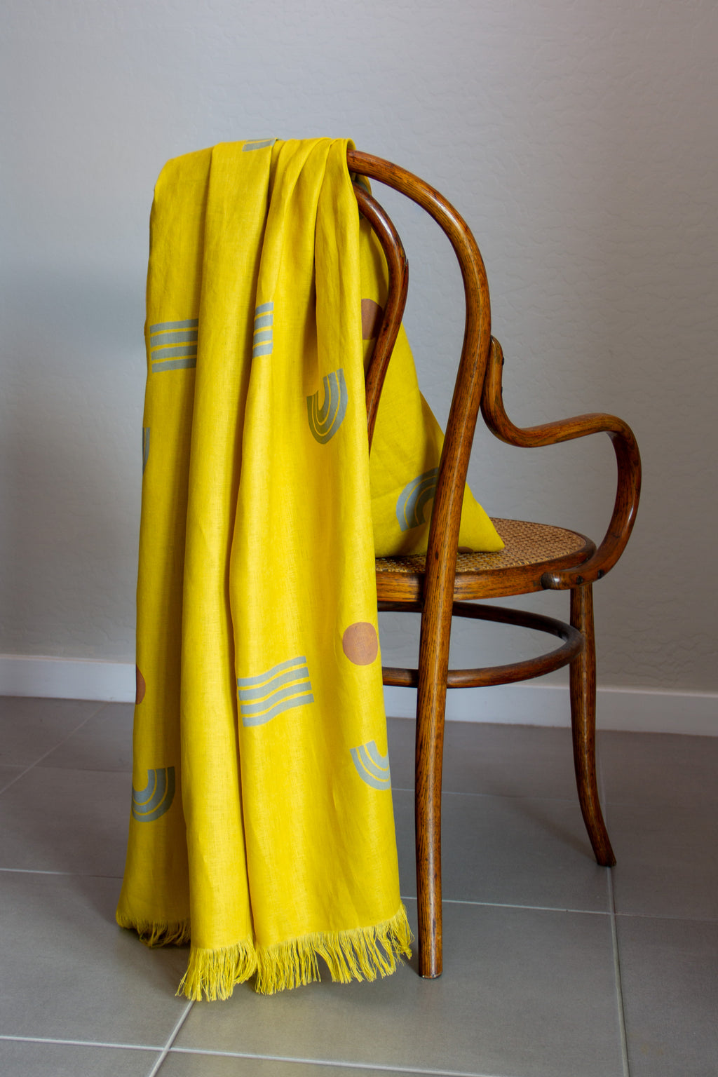 Horizon Linen Throw Blanket